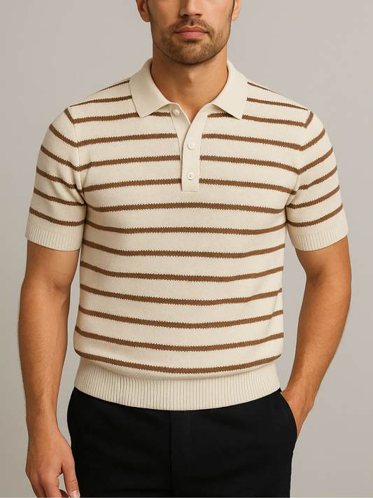 The Varenzo Polo Shirt White