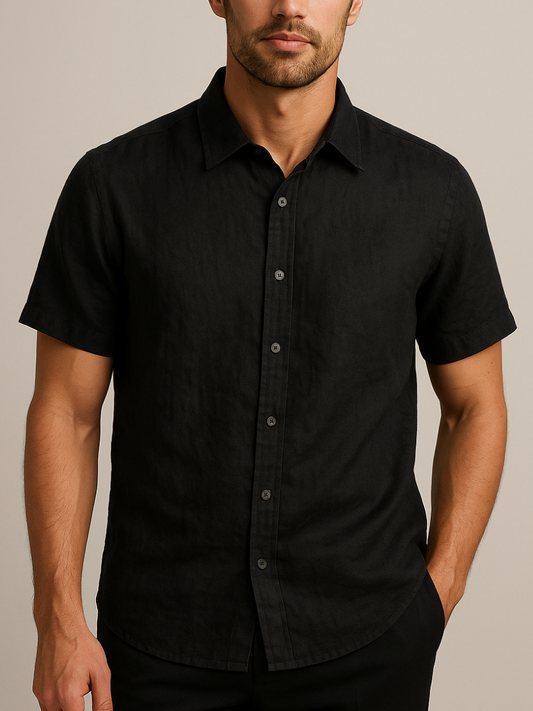 The Lerici Resort Shirt Black