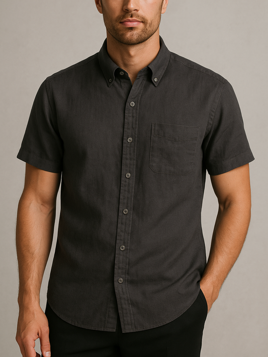 The Marzano Shirt Charcoal Grey